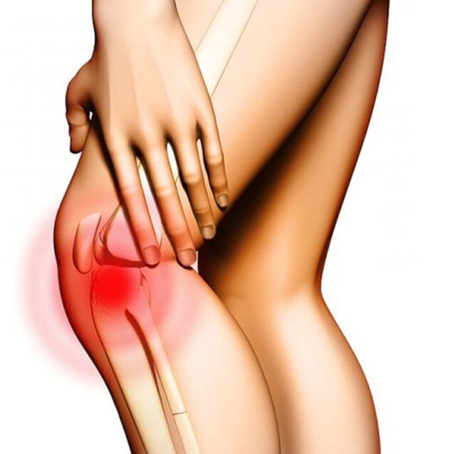 knee pain with arthrosis