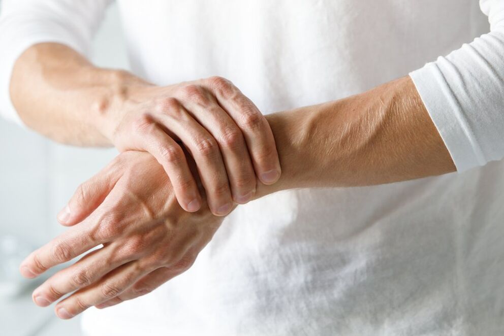 Wrist joint arthritis